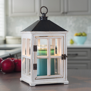 Airome Warmer Lantern Weathered White