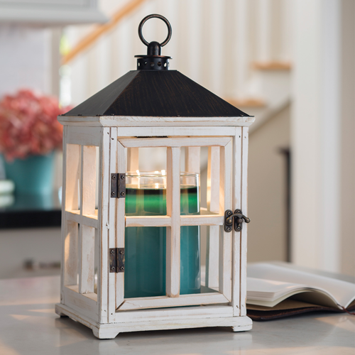 Airome Warmer Lantern Weathered White