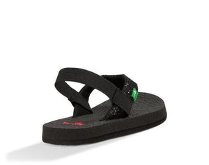 Sanuk Lil Yoga Glitter Black