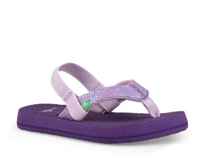 Sanuk Lil Yoga Glitter Purple