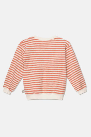 My Little Cozmo Kids Toweling Stripe Sweatshirt