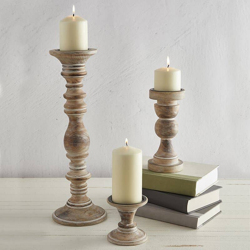 Mango Wood Candle Stick