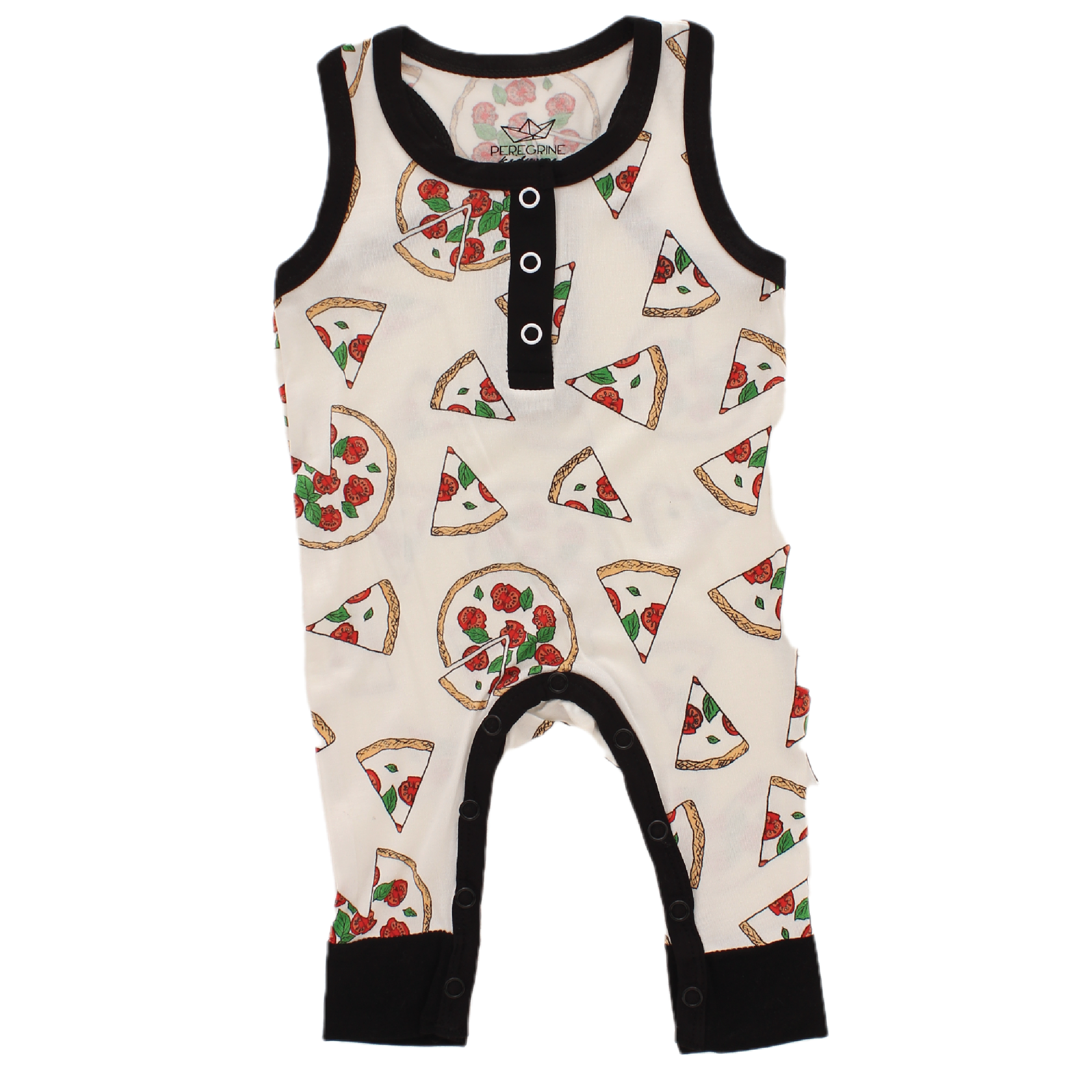 Peregrine Tank Romper Pizza
