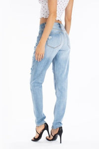 KanCan Taylor High Rise Mended Boyfriend Jeans