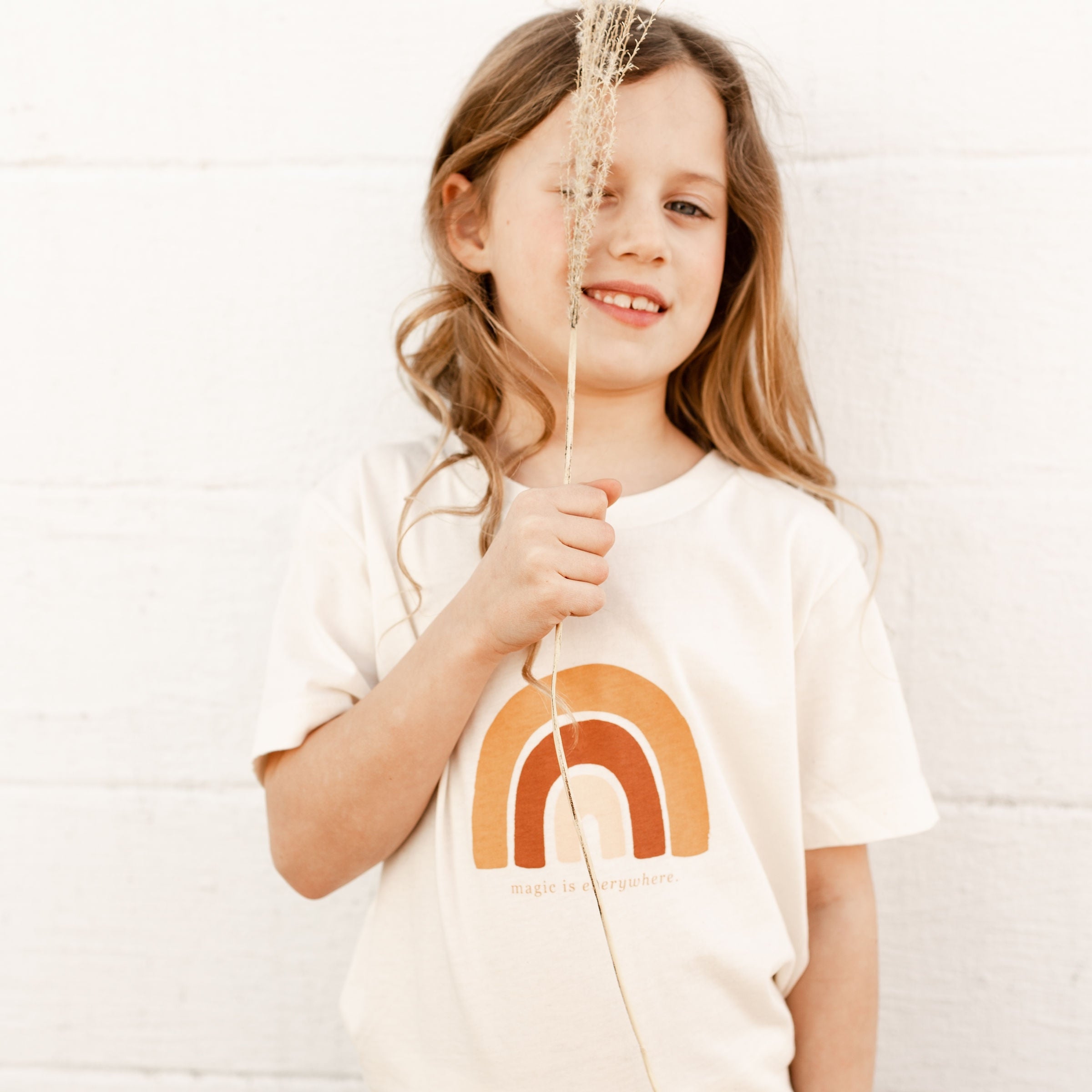Polished Prints Kids Tee "Rainbow/Magic is Everywhere"