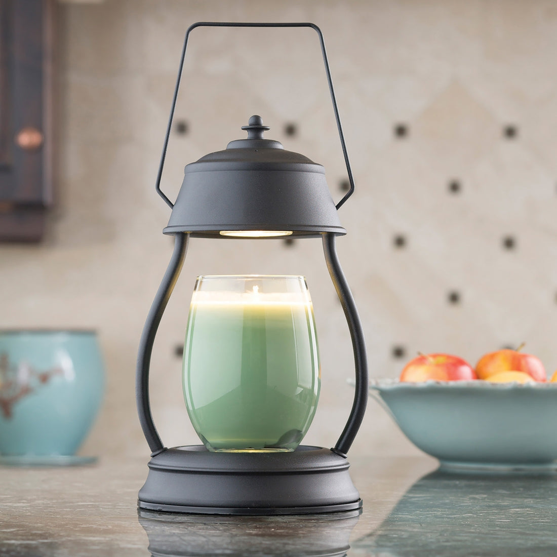 Airome Candle Warmer Lantern Hurricane Black