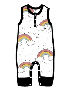 Peregrine Tank Romper Pink Rainbow