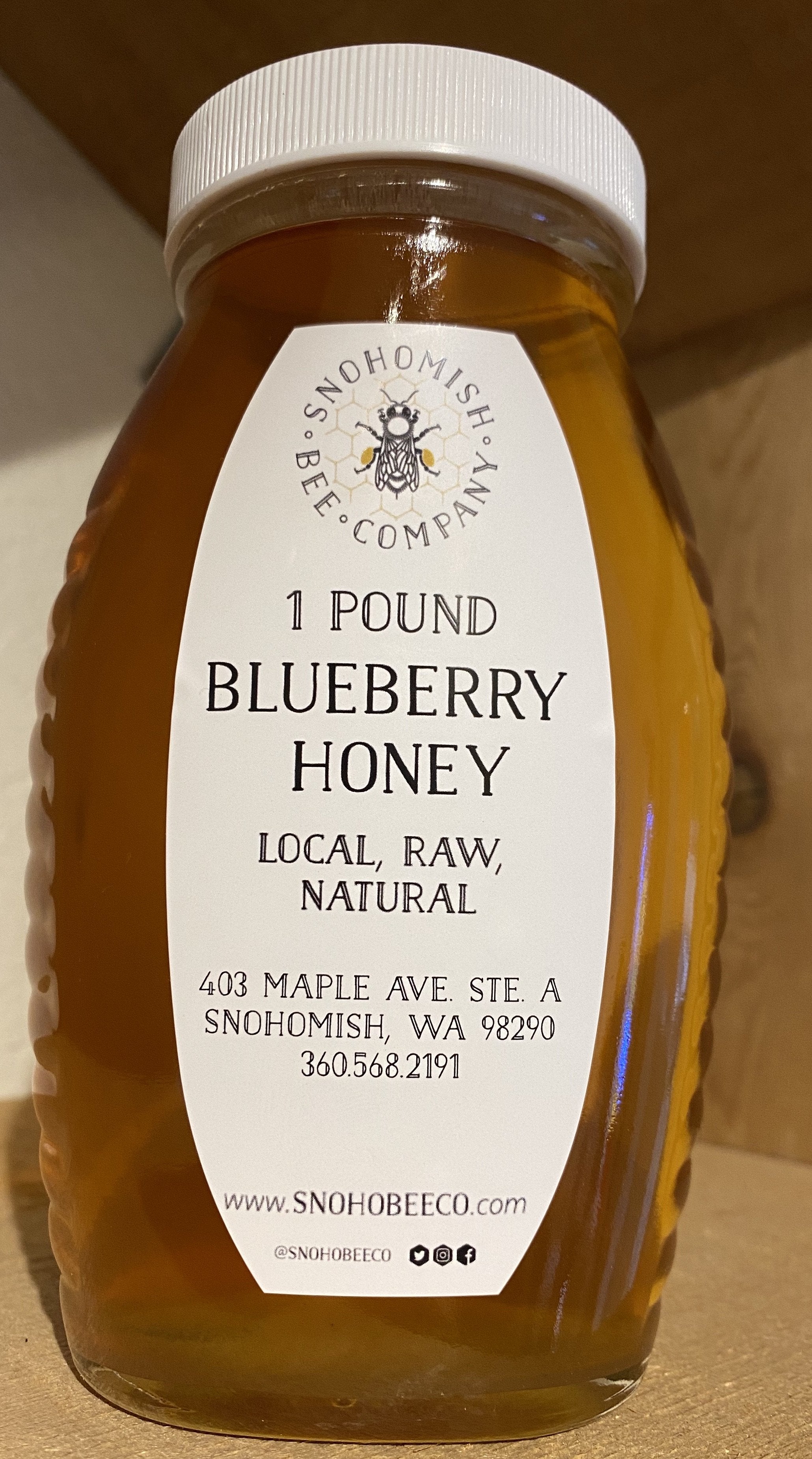 Snohomish Bee Company Blueberry Honey