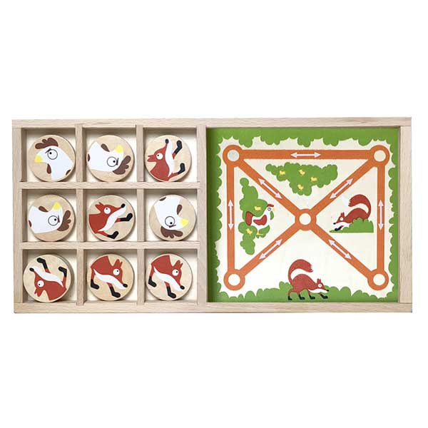Begin Again Fox Vs Chicken Tic Tac Toe