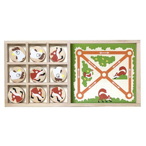 Begin Again Fox Vs Chicken Tic Tac Toe