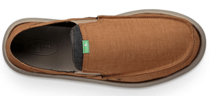 Sanuk Mens Pick Pocket Hemp Khaki