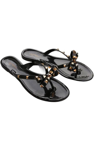 Serena Studded Bow Sandals