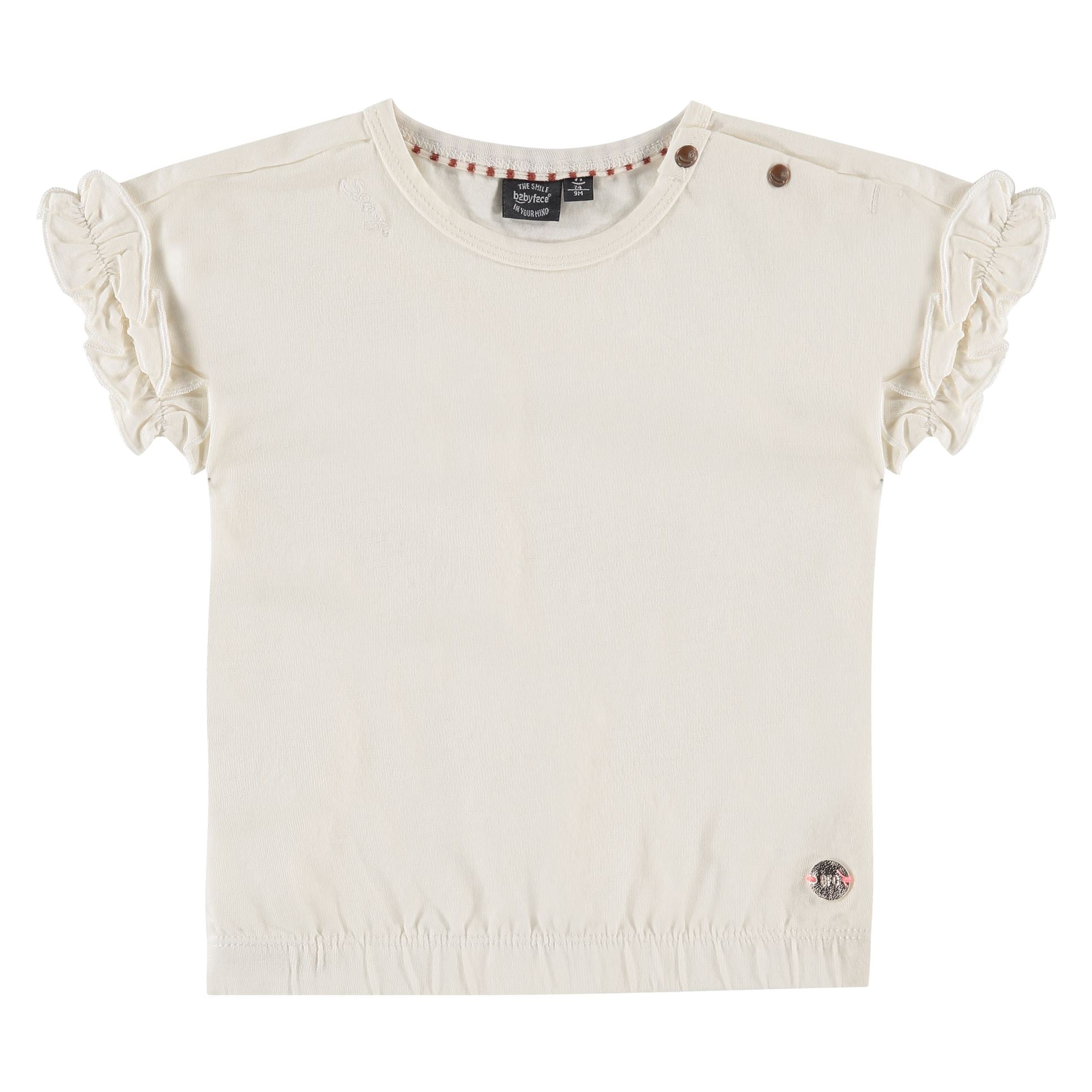 Babyface Girls Tee Ruffle Sleeve